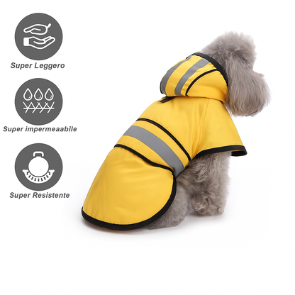 cappotto impermeabile per cani